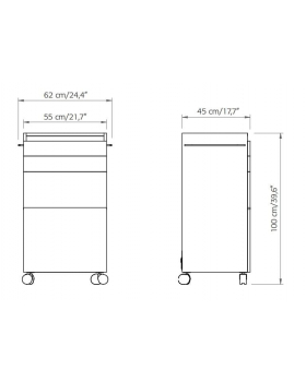 Тележка для СПА "T-Wax"
