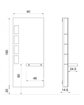 Зеркало парикмахерское "Experience Station"