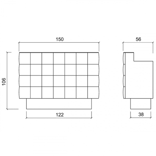 Стойка администратора "Velvet"