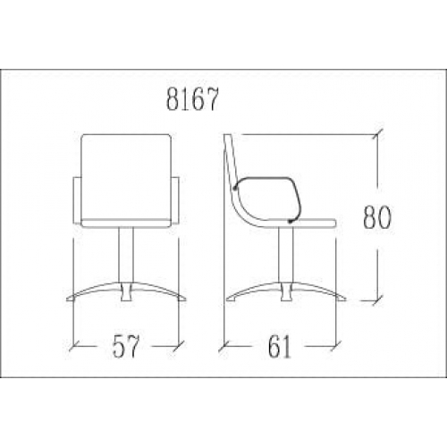 Кресло парикмахерское "KELLY"