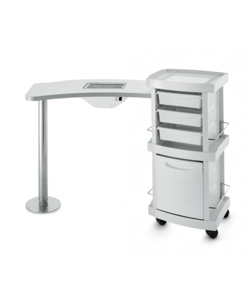 Стол маникюрный 2-ной с вытяжкой "128LX"